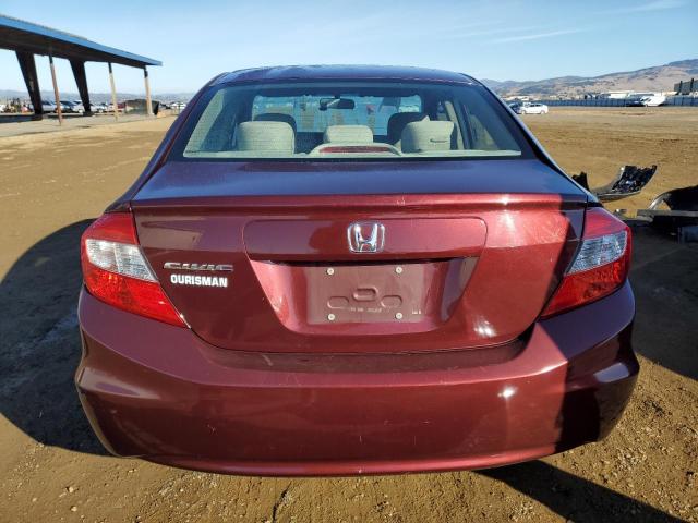  HONDA CIVIC 2012 Red