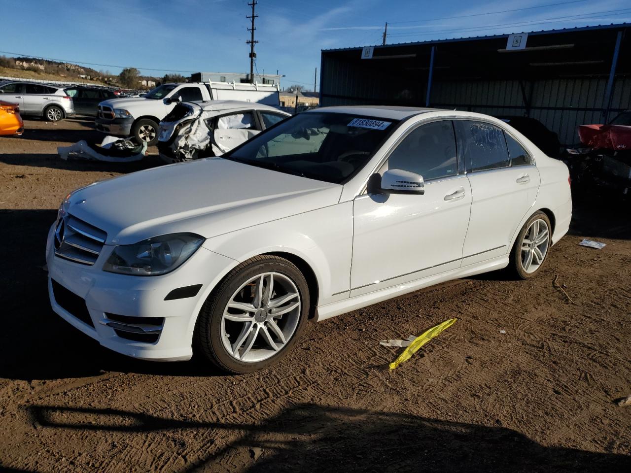 VIN WDDGF4HB6DR297700 2013 MERCEDES-BENZ C-CLASS no.1