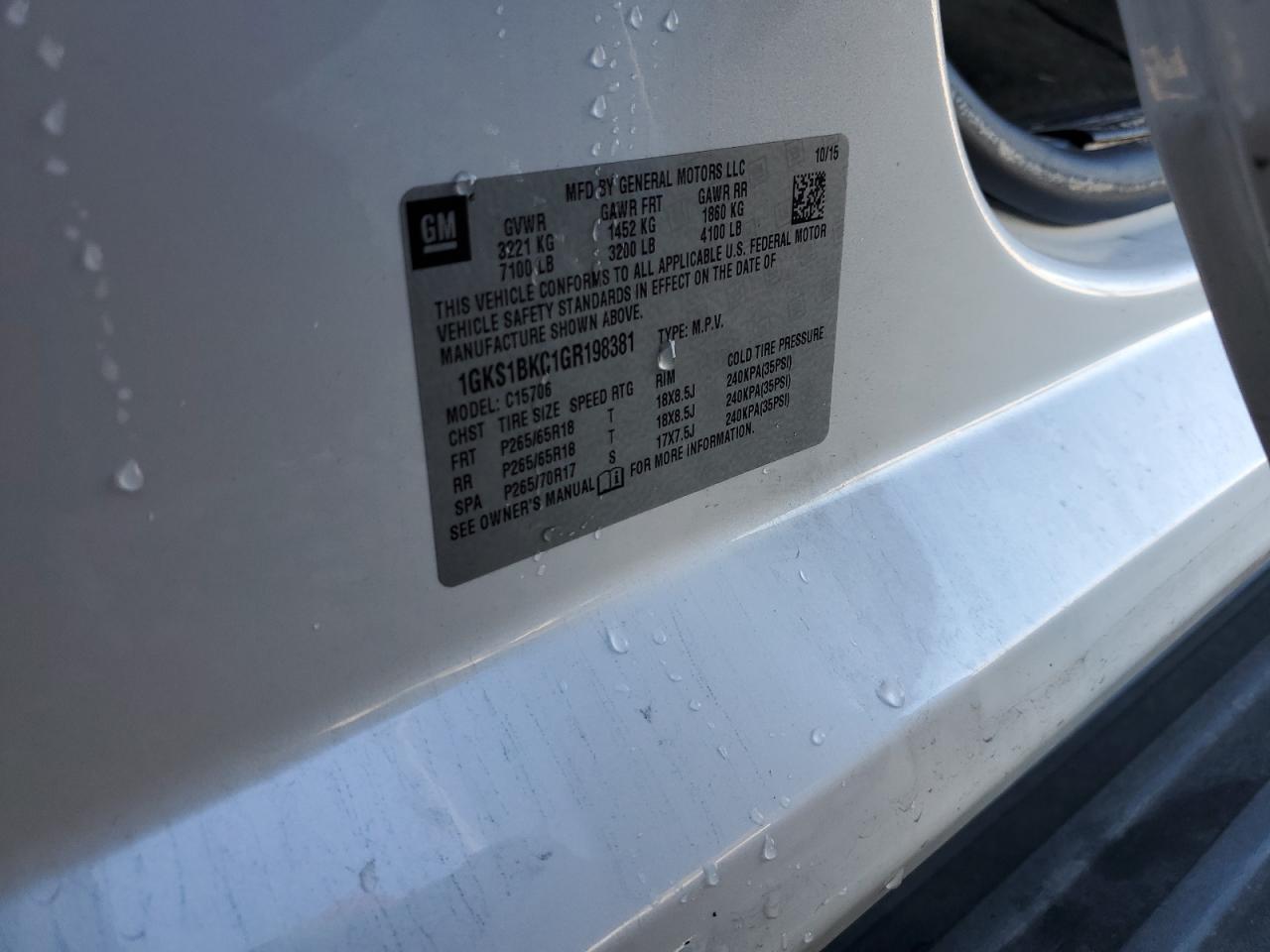 2016 GMC Yukon - Image 16