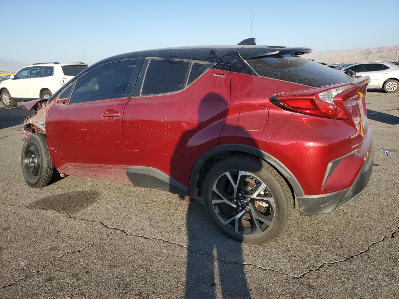 VIN JTNKHMBX1K1027235 2019 TOYOTA C-HR no.2