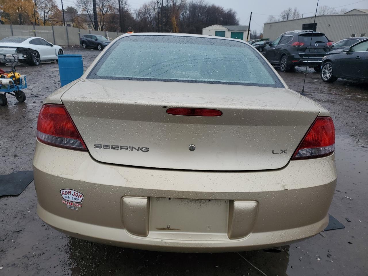 2001 Chrysler Sebring Lx VIN: 1C3EL46U21N529263 Lot: 82156584