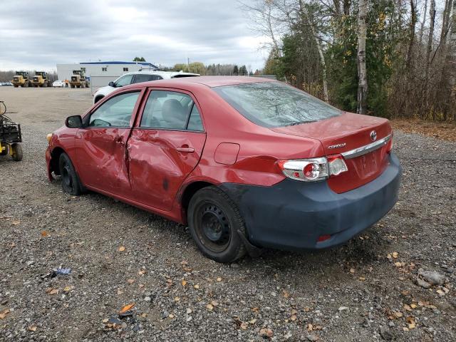 Sedans TOYOTA COROLLA 2012 Red