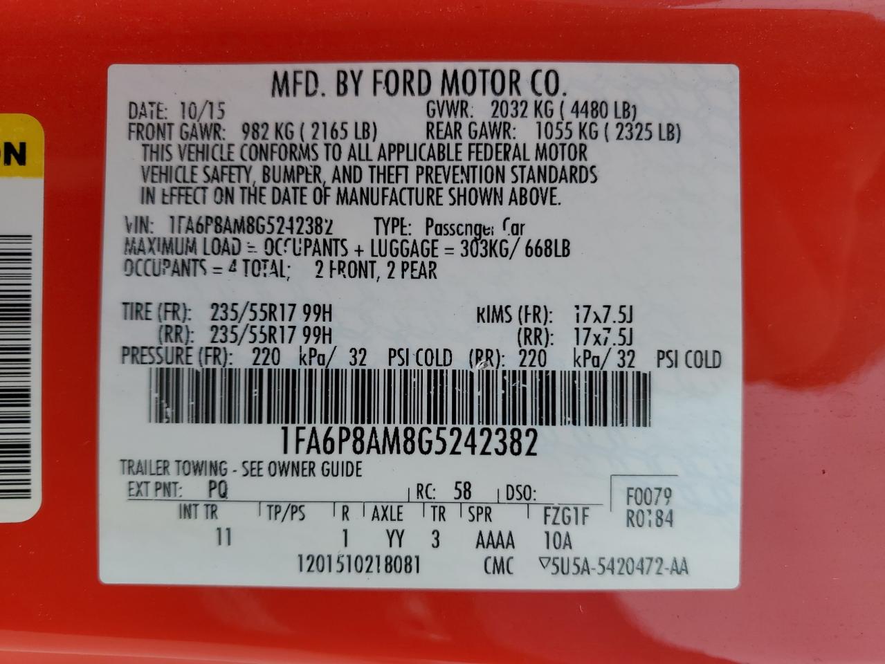 2016 Ford Mustang - Image 12