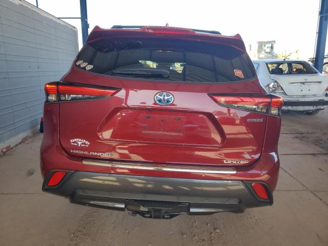  TOYOTA HIGHLANDER 2021 Czerwony