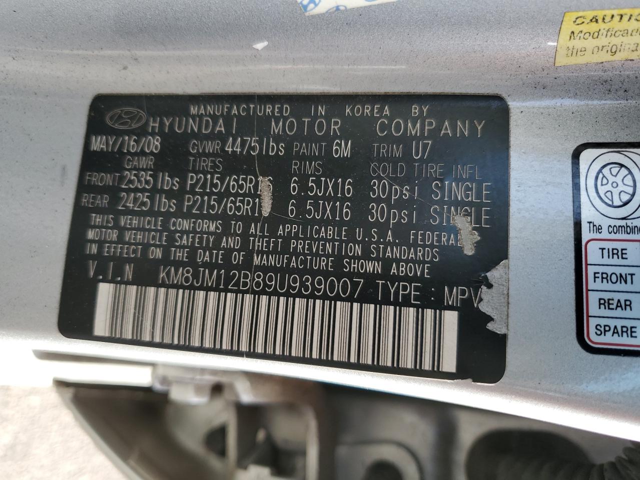 2009 Hyundai Tucson - Image 13