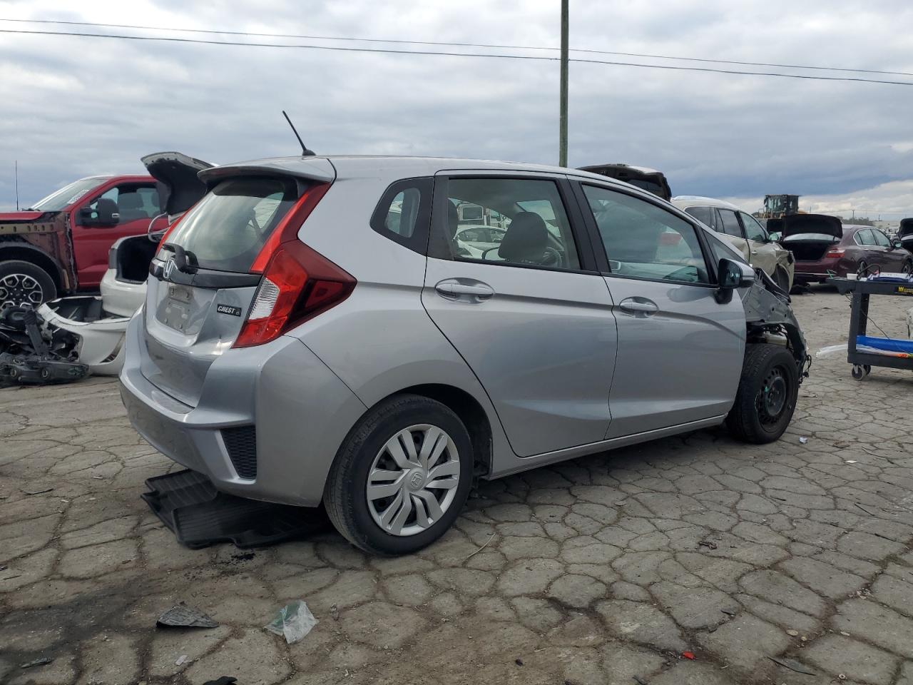 2017 Honda Fit Lx VIN: JHMGK5H50HS015554 Lot: 80771634