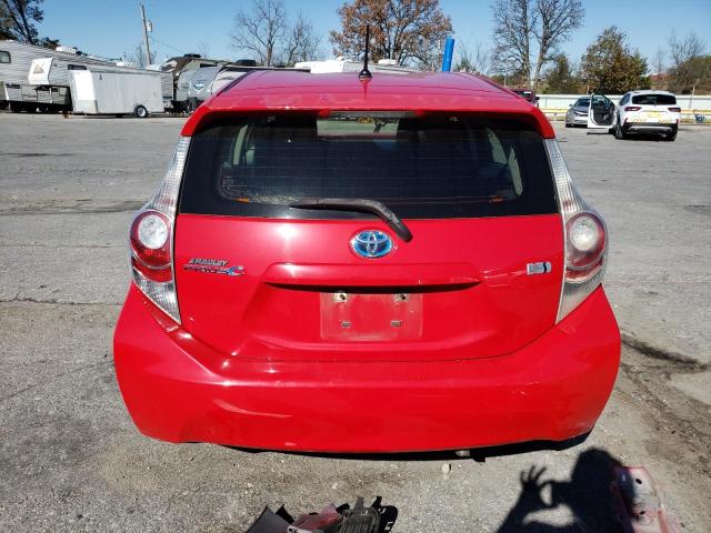  TOYOTA PRIUS 2014 Red