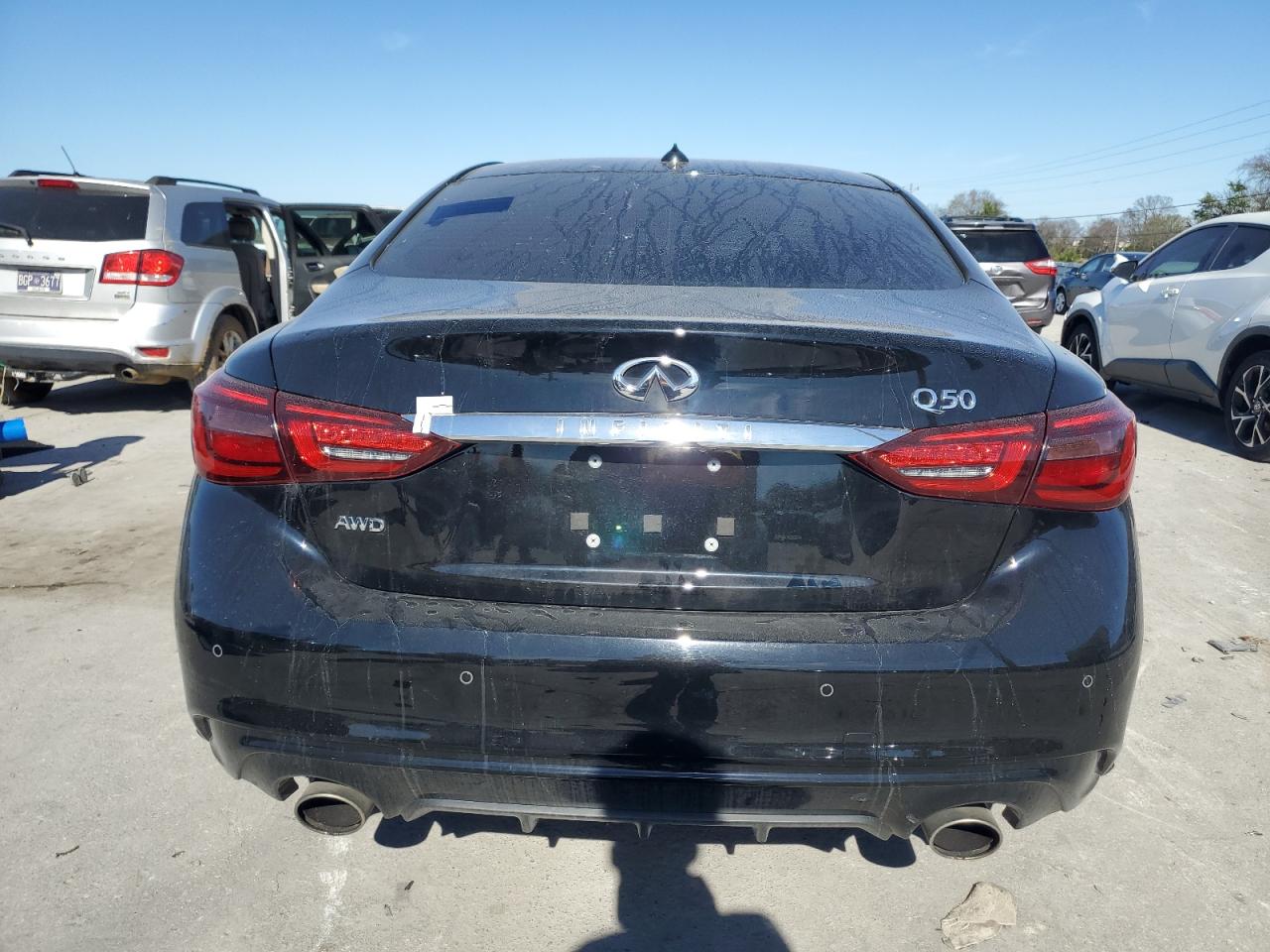 2021 Infiniti Q50 Luxe VIN: JN1EV7BR2MM753834 Lot: 80225054