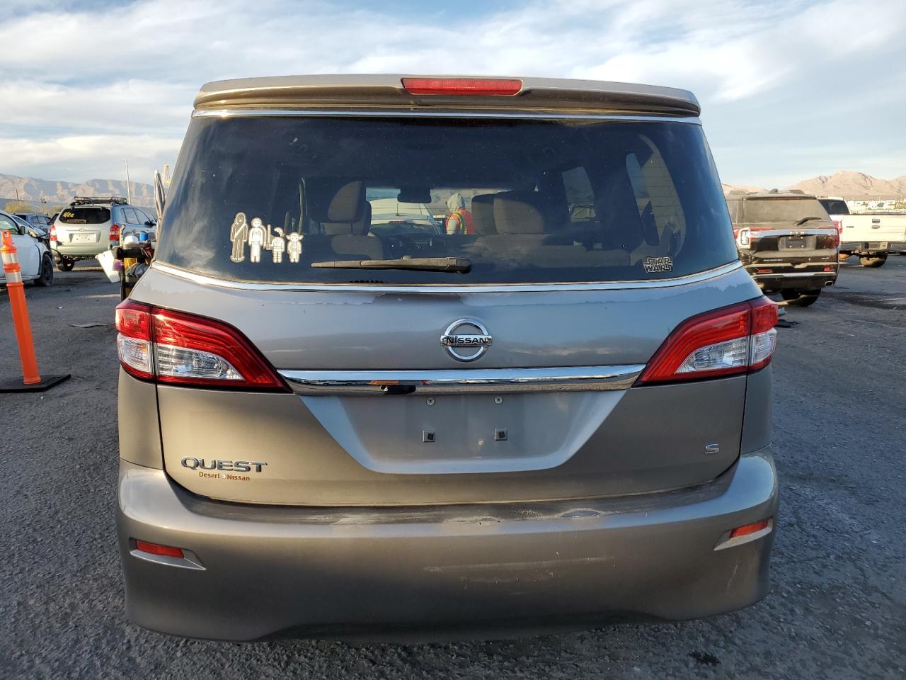 2011 Nissan Quest S VIN: JN8AE2KP1B9008896 Lot: 82035484