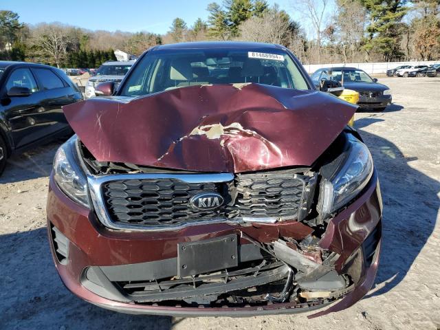  KIA SORENTO 2019 Maroon