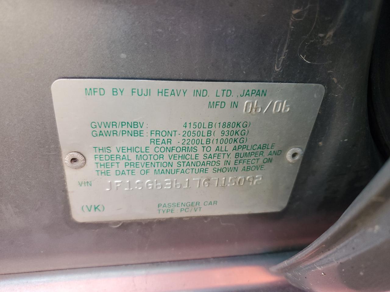 2007 Subaru Forester - Image 13