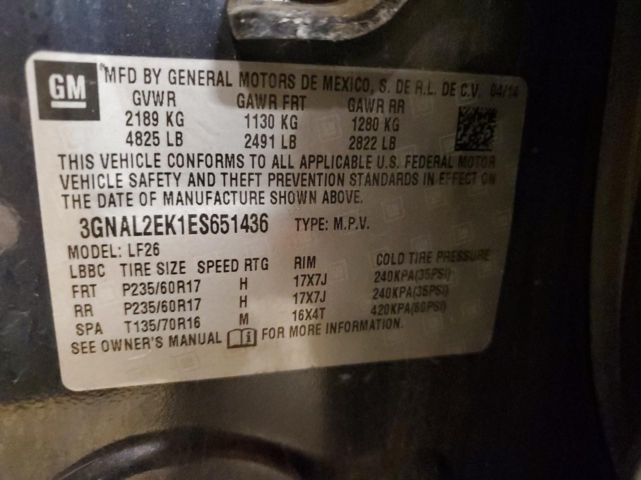 2014 Chevrolet Captiva - Image 14