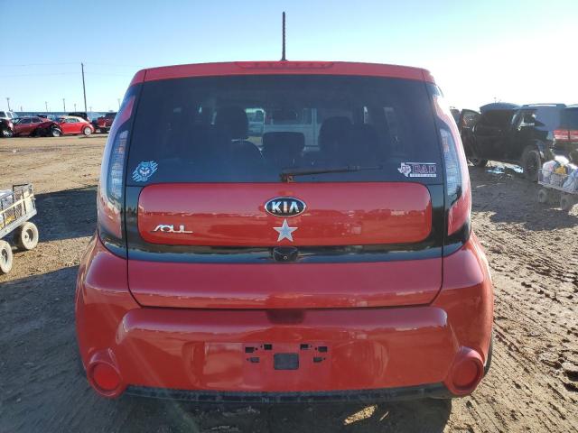  KIA SOUL 2016 Czerwony