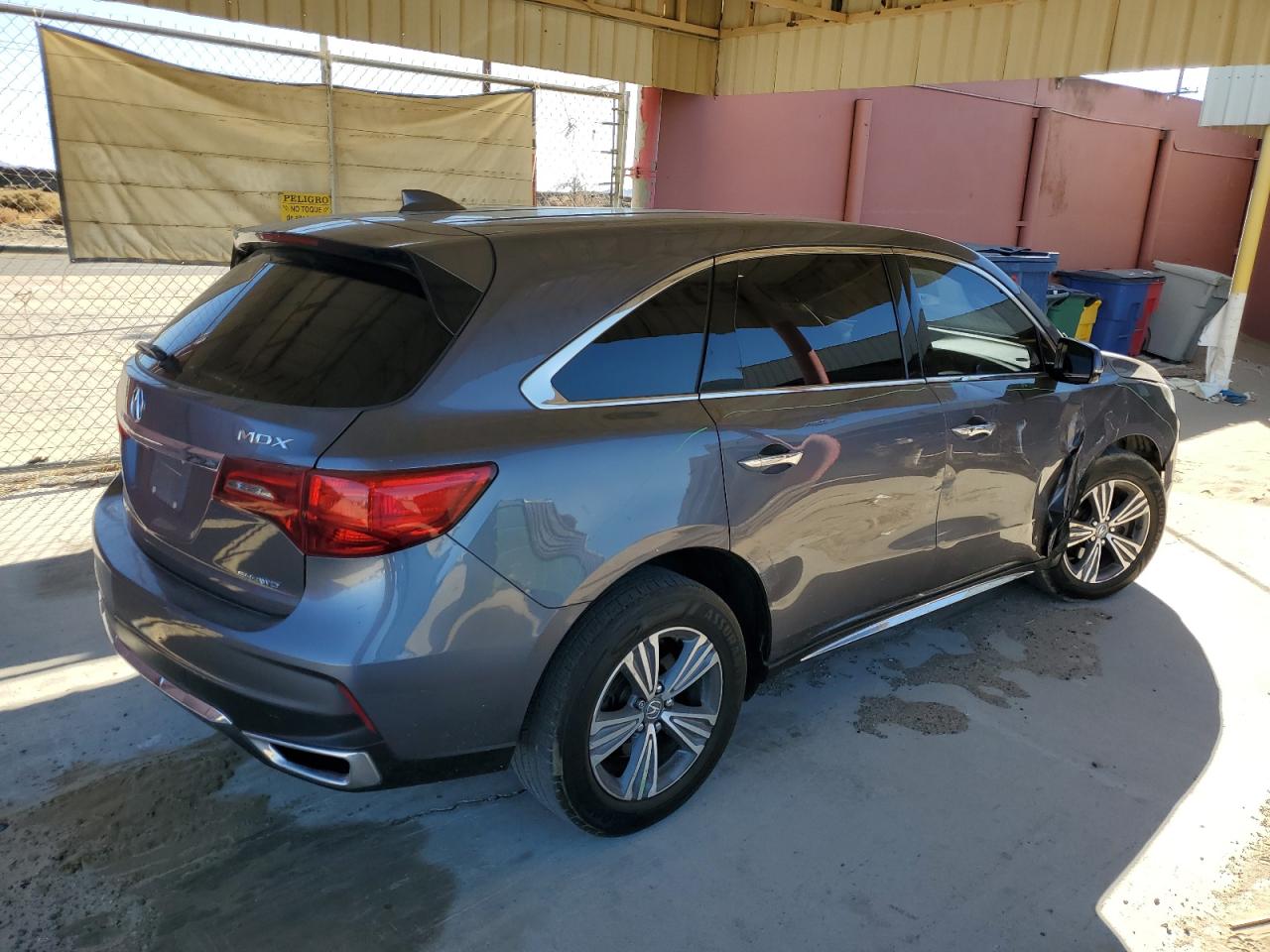 VIN 5J8YD4H35KL001595 2019 ACURA MDX no.3