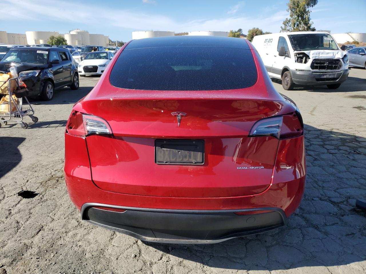 2021 Tesla Model Y VIN: 5YJYGDEE4MF222672 Lot: 81312624