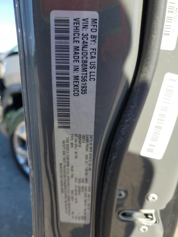 2021 Jeep Compass Limited VIN: 3C4NJDCB8MT561935 Lot: 78898774