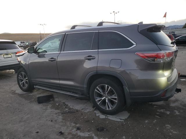  TOYOTA HIGHLANDER 2016 Szary