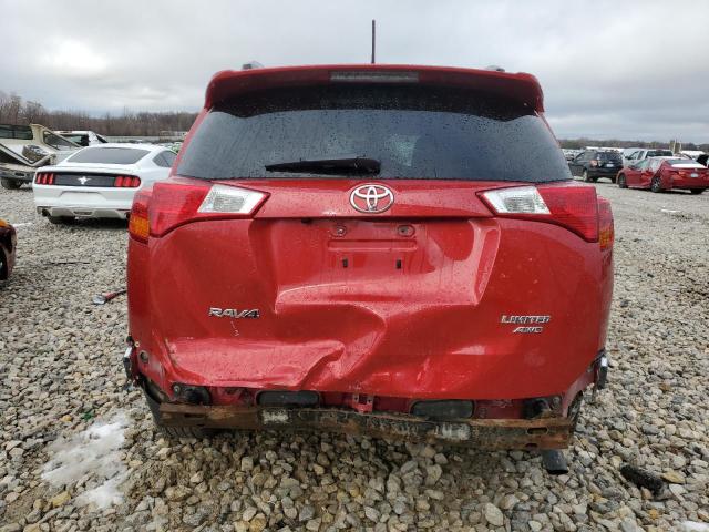  TOYOTA RAV4 2015 Червоний