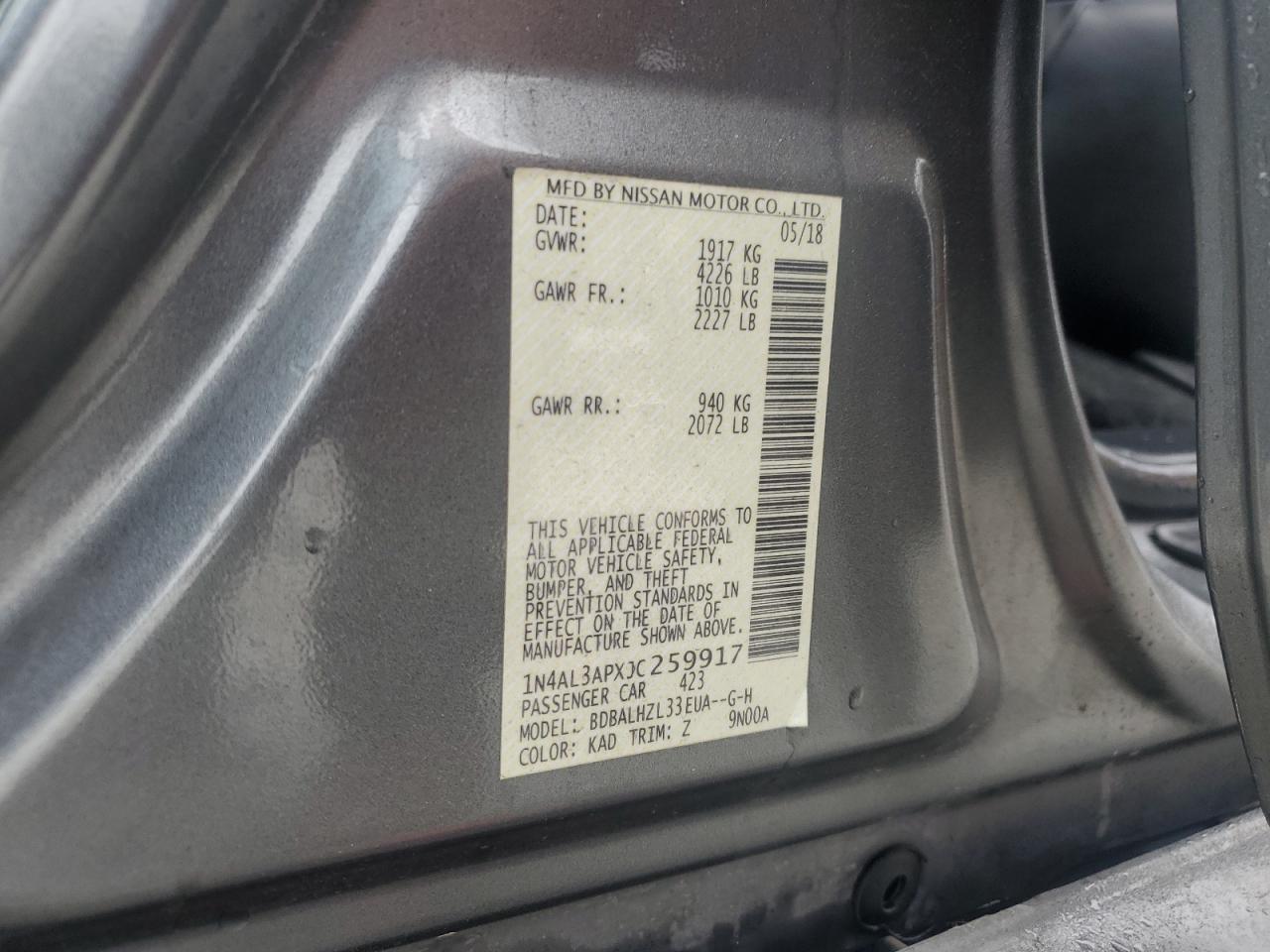 2018 Nissan Altima - Image 15