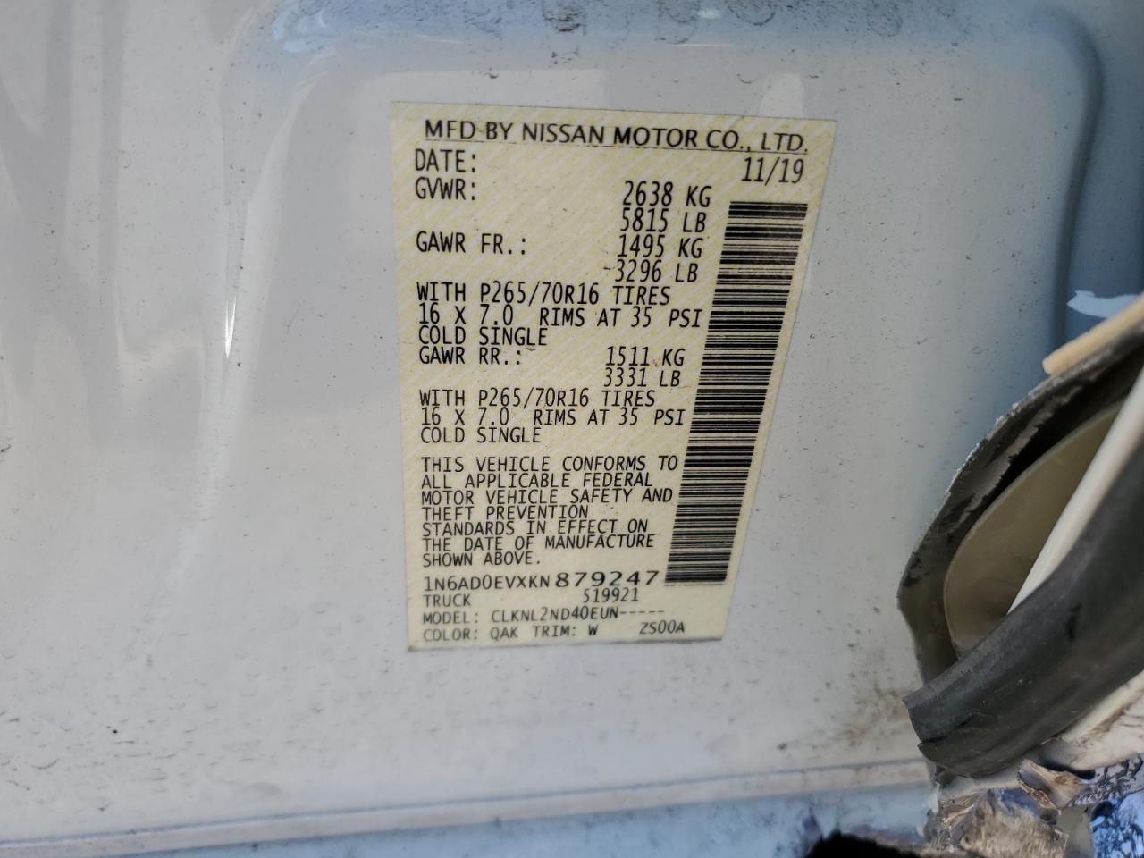 2019 Nissan Navara (Frontier) - Image 15