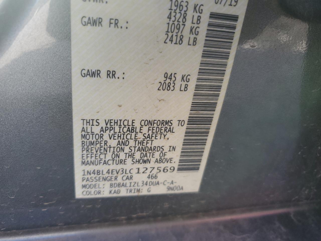 2020 Nissan Altima - Image 12