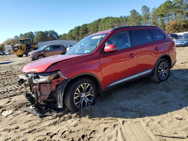  MITSUBISHI OUTLANDER 2016 Czerwony