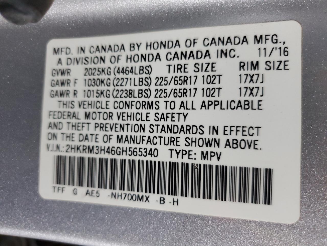 2016 Honda CR-V - Image 14