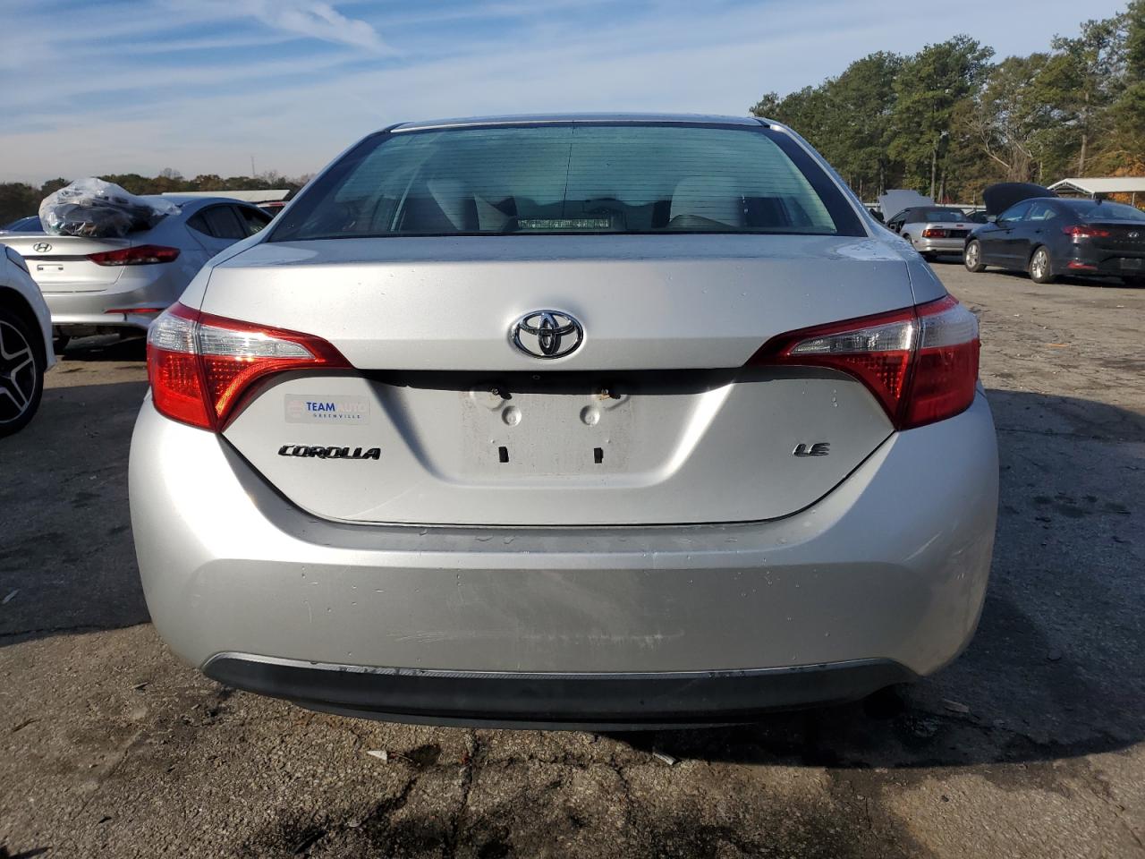 VIN 2T1BURHE6EC115569 2014 TOYOTA COROLLA no.6