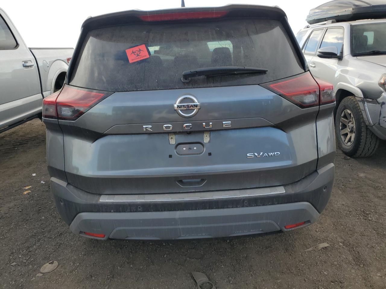 2021 Nissan Rogue Sv VIN: 5N1AT3BB5MC808999 Lot: 81296434