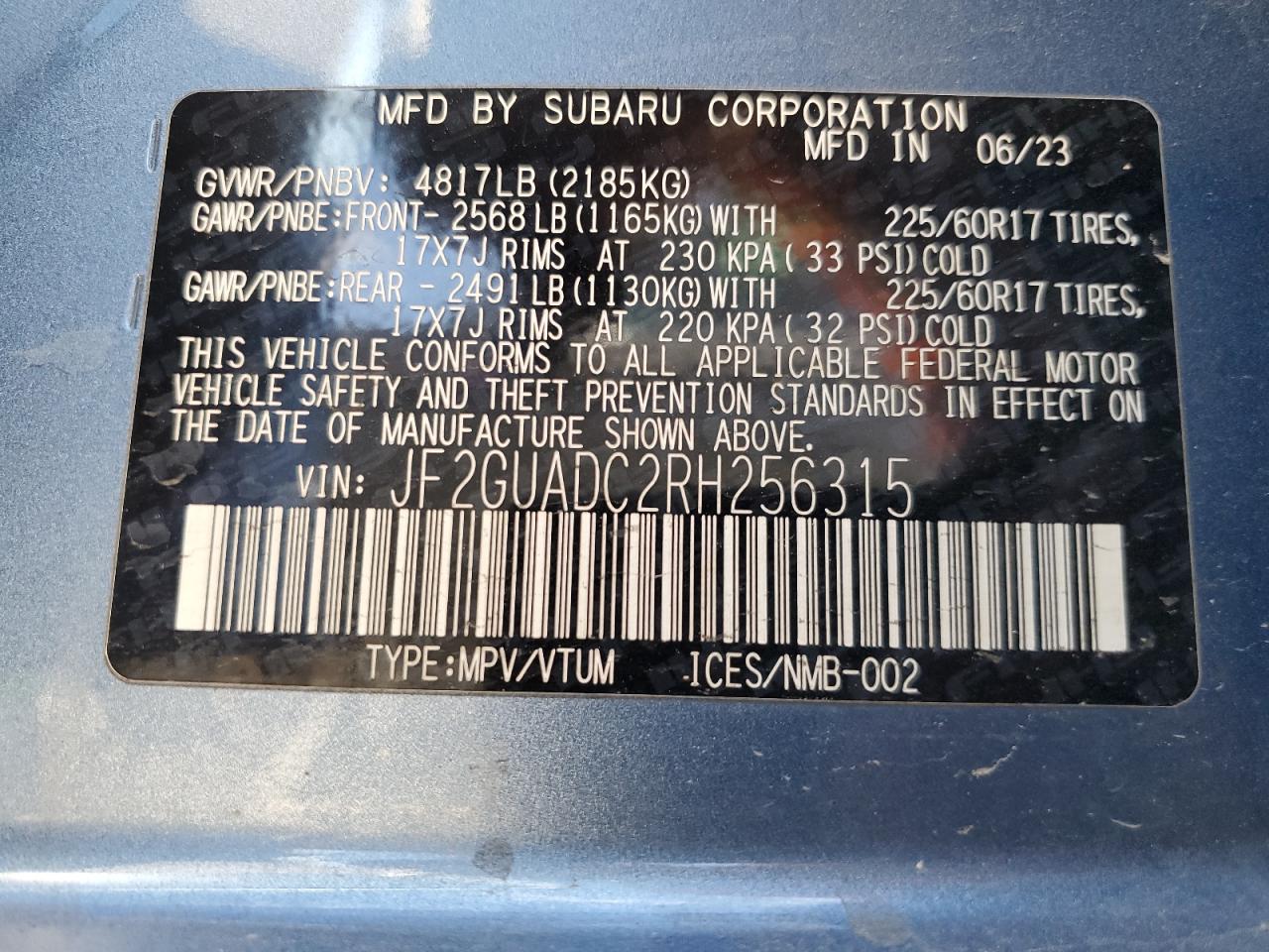 2024 Subaru XV - Image 14