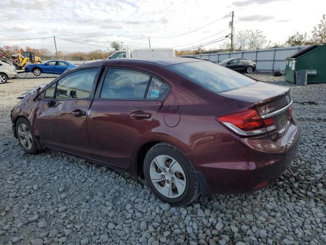  HONDA CIVIC 2014 Burgundy