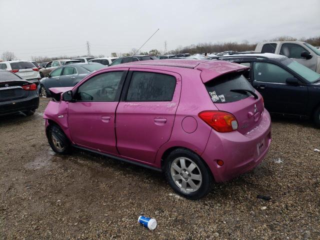  MITSUBISHI MIRAGE 2014 Розовый