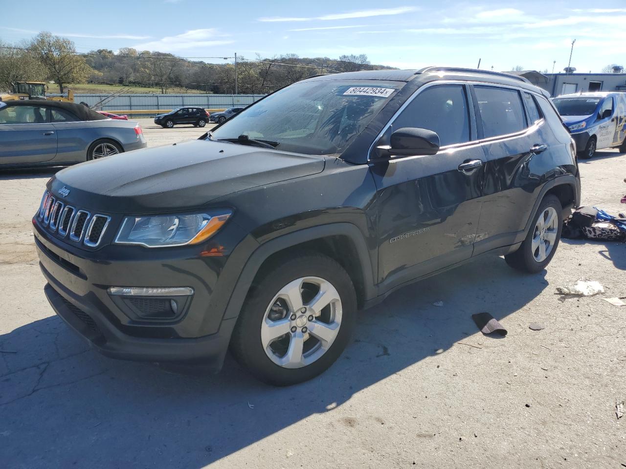 2019 Jeep Compass Latitude VIN: 3C4NJCBB7KT692301 Lot: 80442934