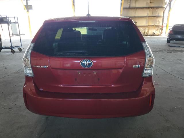  TOYOTA PRIUS 2012 Czerwony