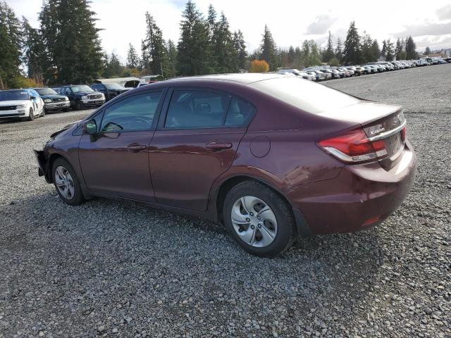  HONDA CIVIC 2013 Maroon