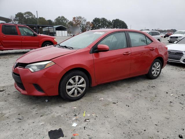  TOYOTA COROLLA 2014 Czerwony