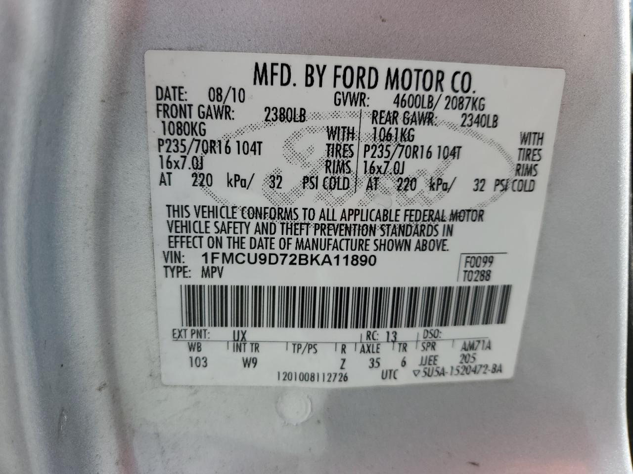 2011 Ford Escape - Image 13