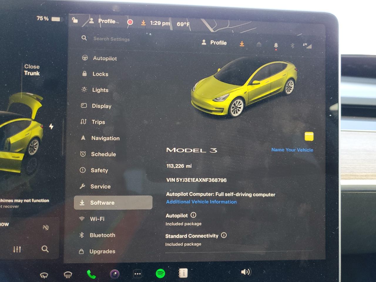 2022 Tesla Model 3 VIN: 5YJ3E1EAXNF368796 Lot: 79910584