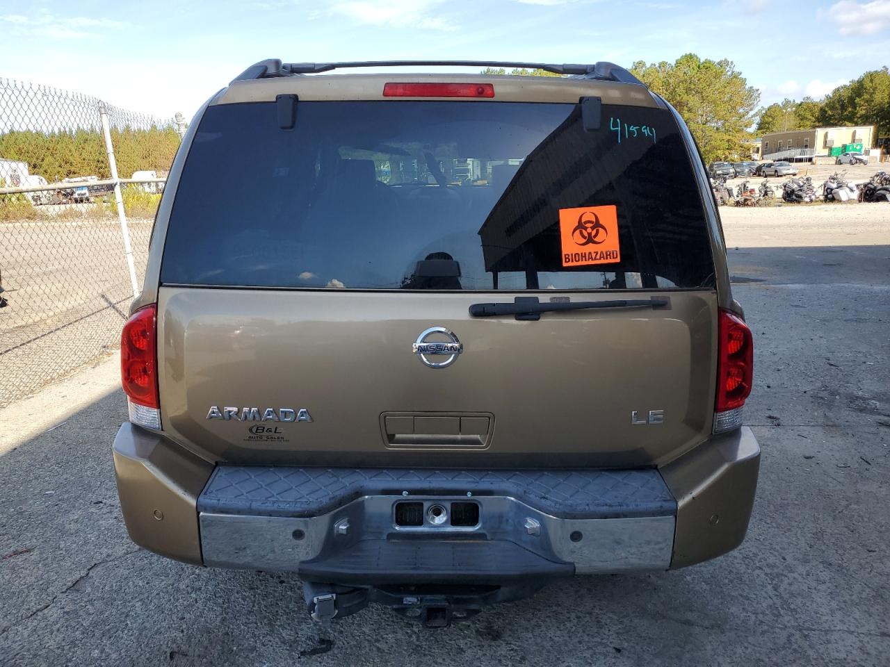 2005 Nissan Armada Se VIN: 5N1AA08A45N726299 Lot: 78846044