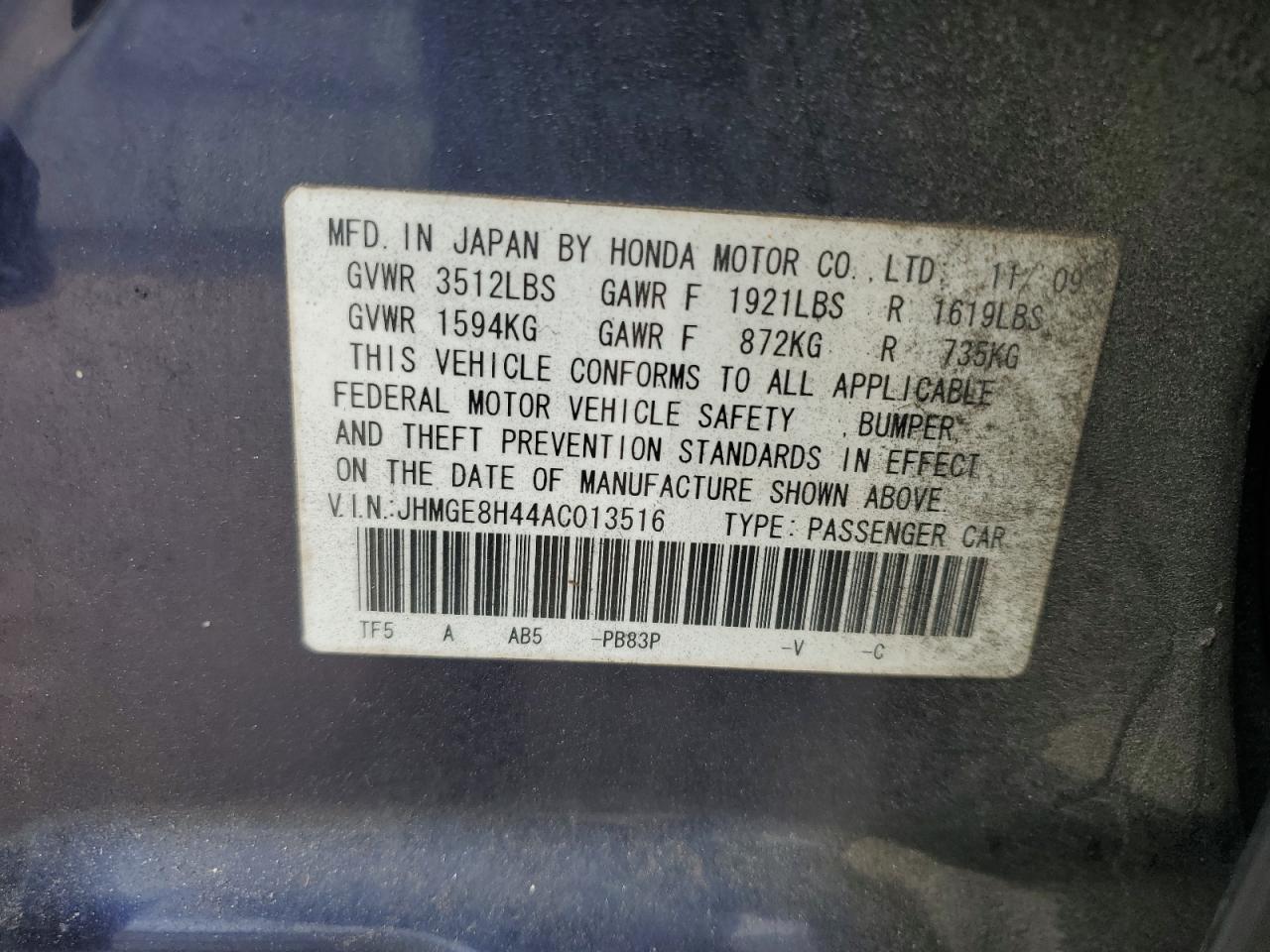 2010 Honda Fit - Image 14