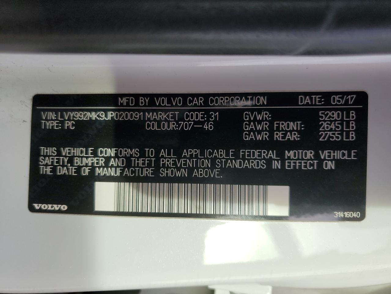 2018 Volvo S90 - Image 12