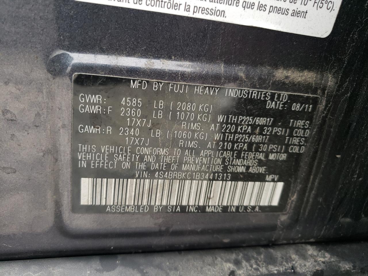 2011 Subaru Outback - Image 13