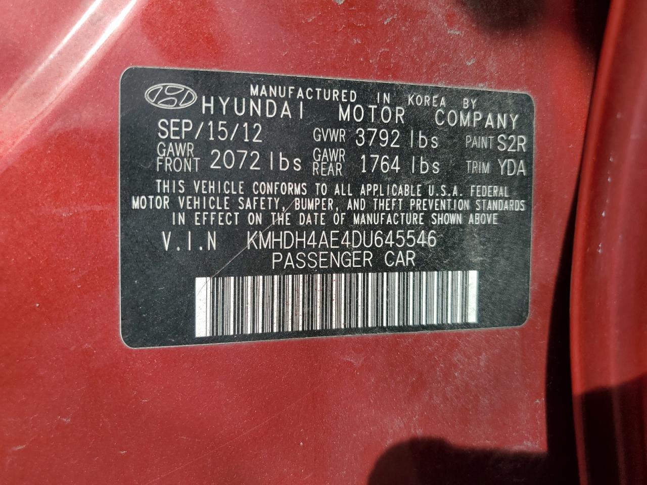 2013 Hyundai Elantra - Image 12