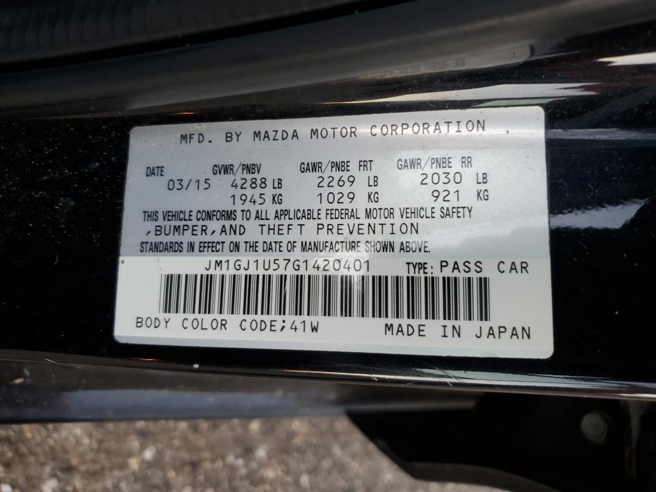 2016 Mazda 6 - Image 12
