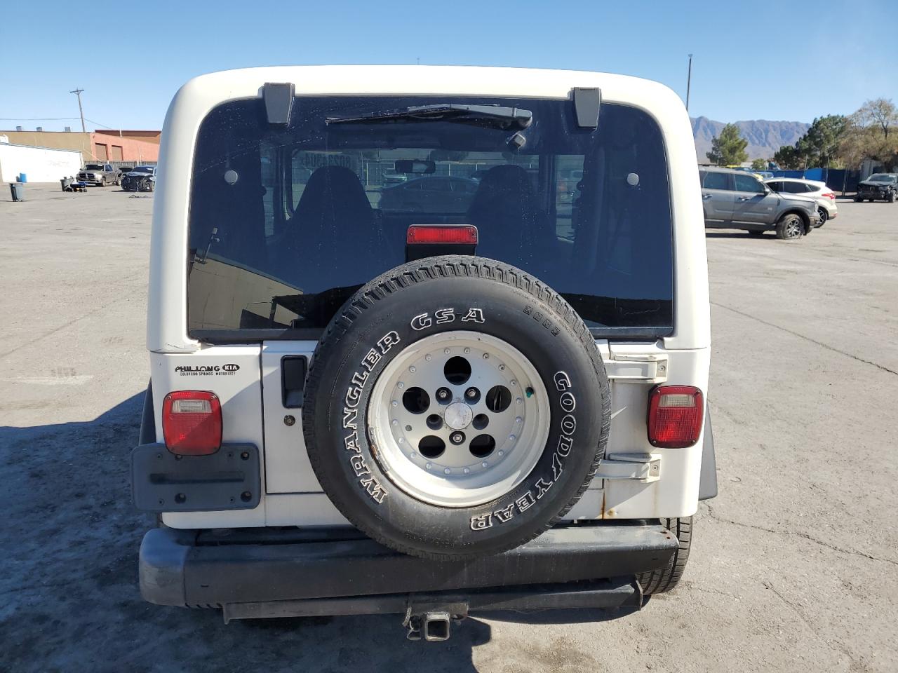 1998 Jeep Wrangler / Tj Sahara VIN: 1J4FY49S9WP746827 Lot: 80234304