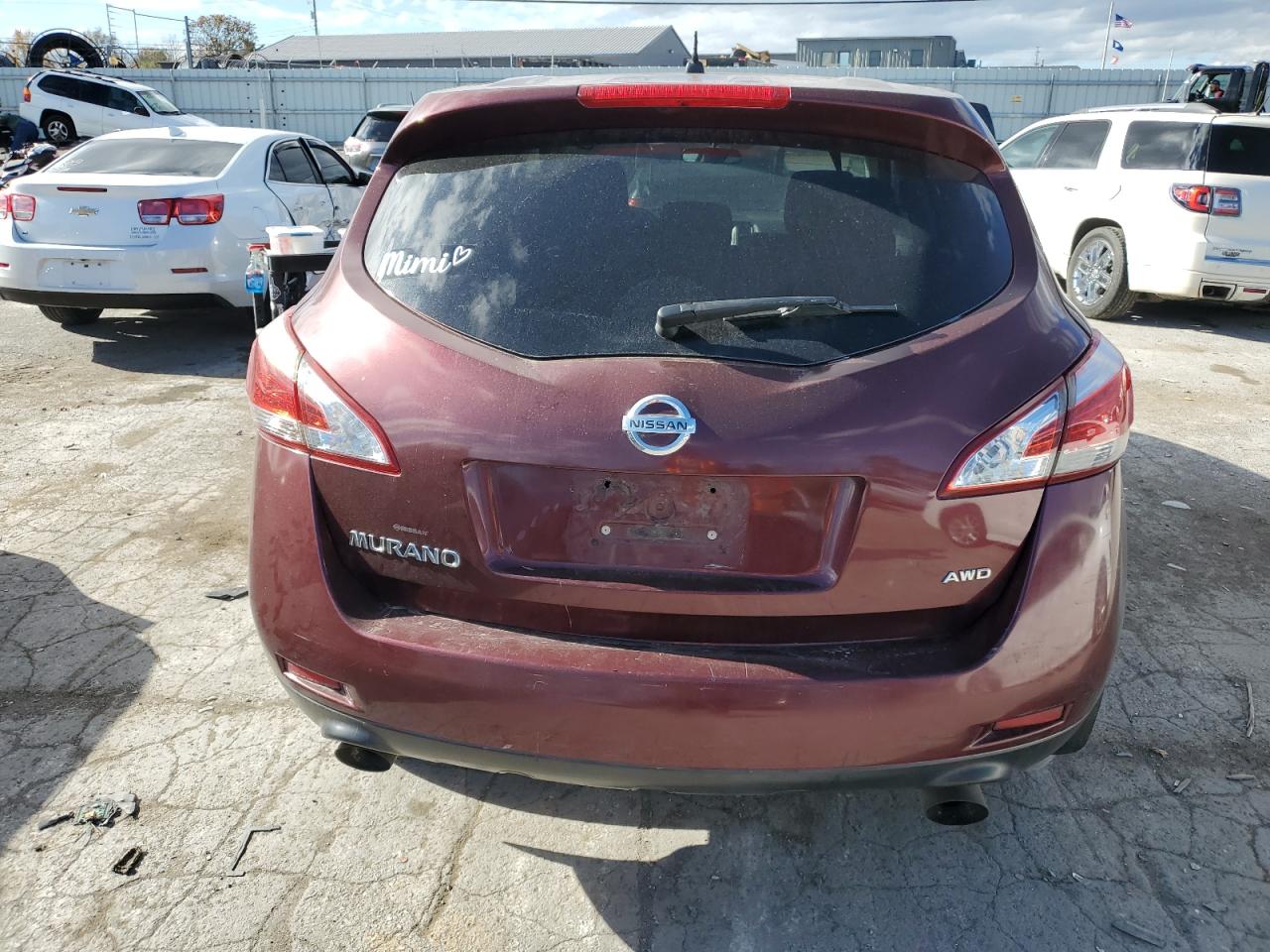 2011 Nissan Murano S VIN: JN8AZ1MW6BW164548 Lot: 79189624