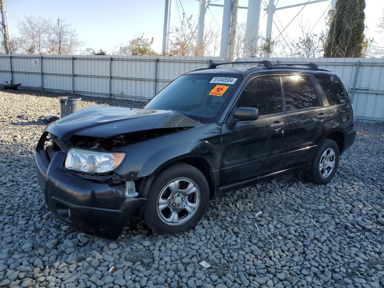 2007 Subaru Forester 2.5X VIN: JF1SG63657H712867 Lot: 81040504