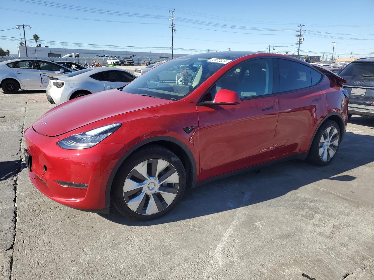 VIN 5YJYGAEE8MF213486 2021 TESLA MODEL Y no.1