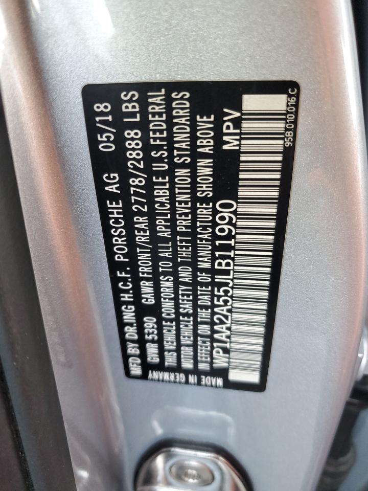 2018 Porsche Macan VIN: WP1AA2A55JLB11990 Lot: 81288994
