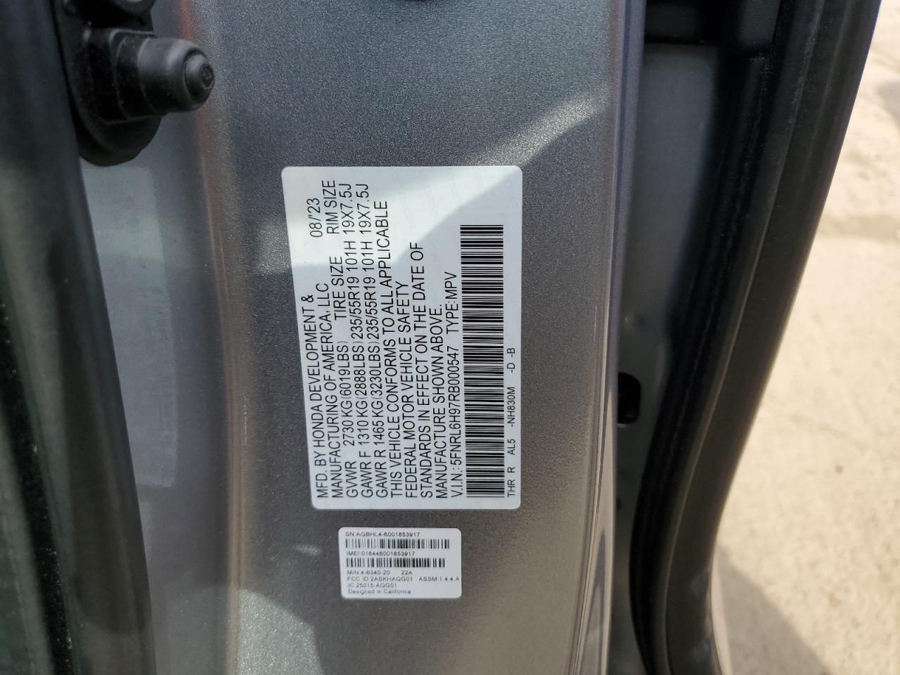 2024 Honda Odyssey - Image 13